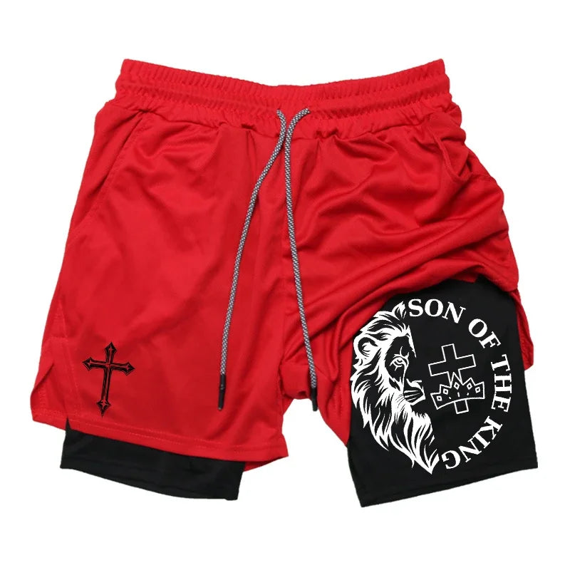 PWRD™ Lion Shorts Military gray