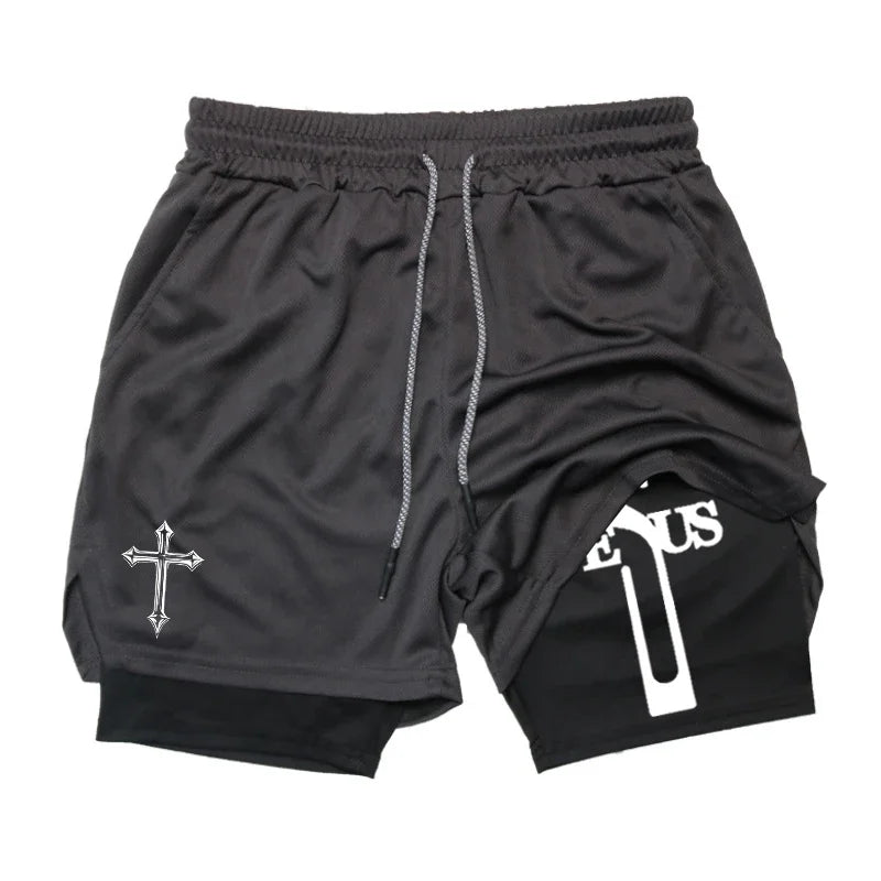 PWRD™ Lion Shorts Military gray