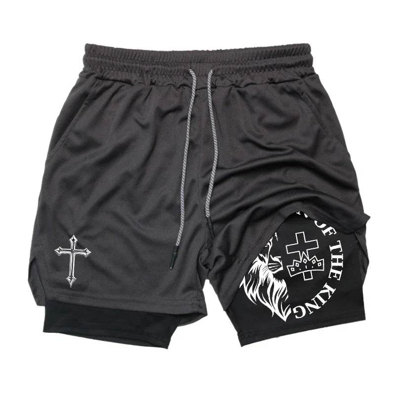 PWRD™ Lion Shorts Military gray
