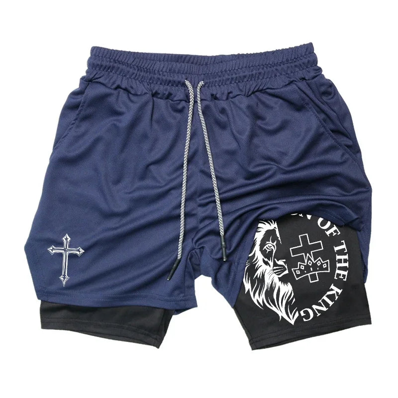 PWRD™ Lion Shorts Military gray