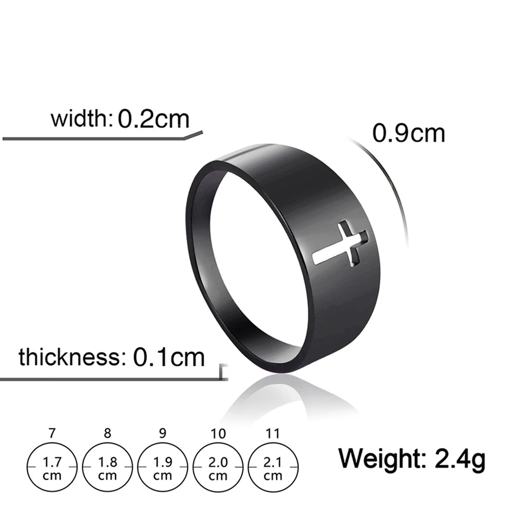 PWRD™ Jesus Cross Ring