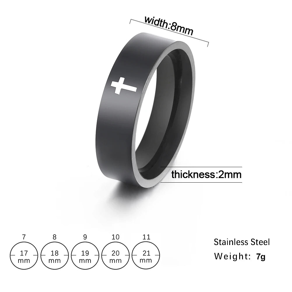 PWRD™ Jesus Cross Ring