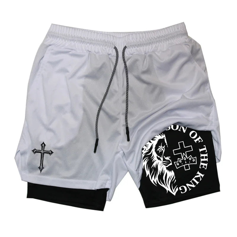 PWRD™ Lion Shorts Military gray