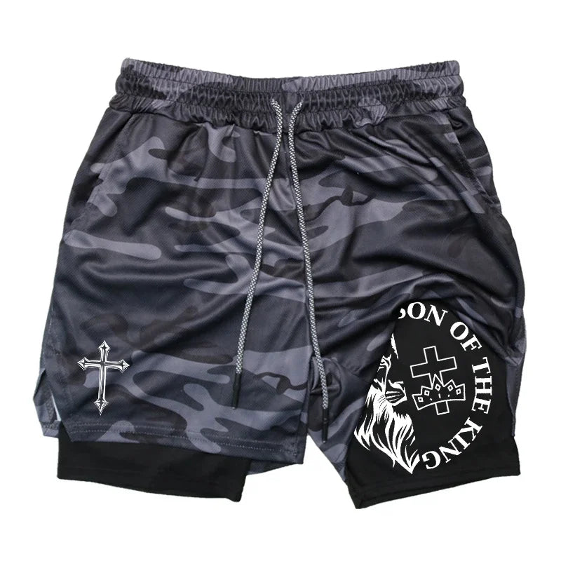 PWRD™ Lion Shorts Military gray