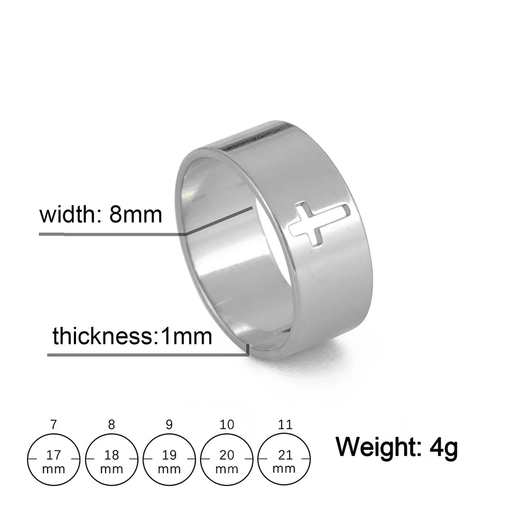 PWRD™ Jesus Cross Ring