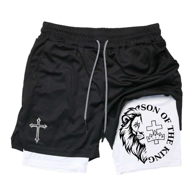 PWRD™ Lion Shorts Military gray