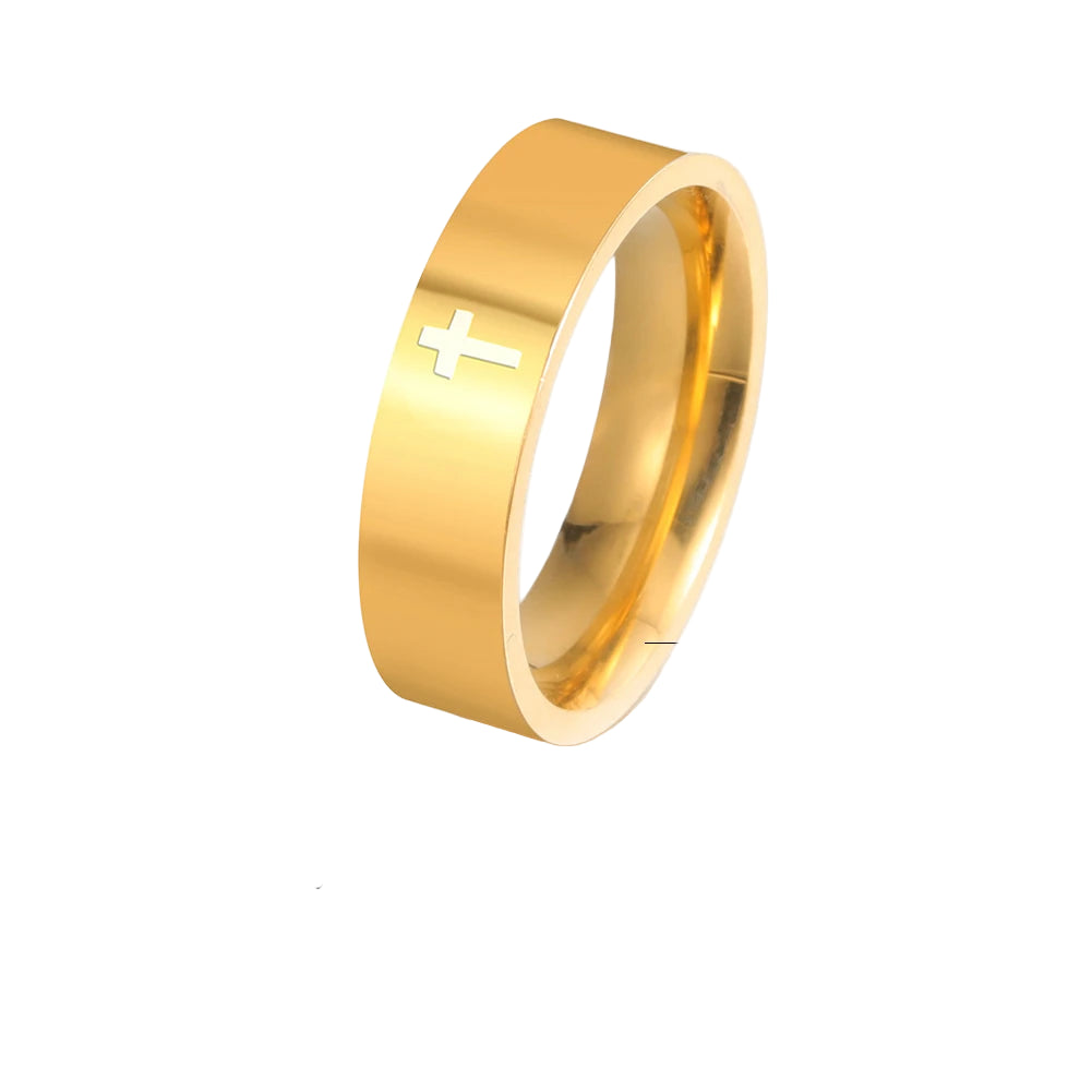 PWRD™ Jesus Cross Ring