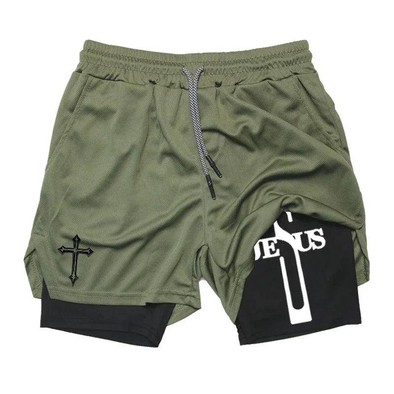 PWRD™ Lion Shorts Military gray
