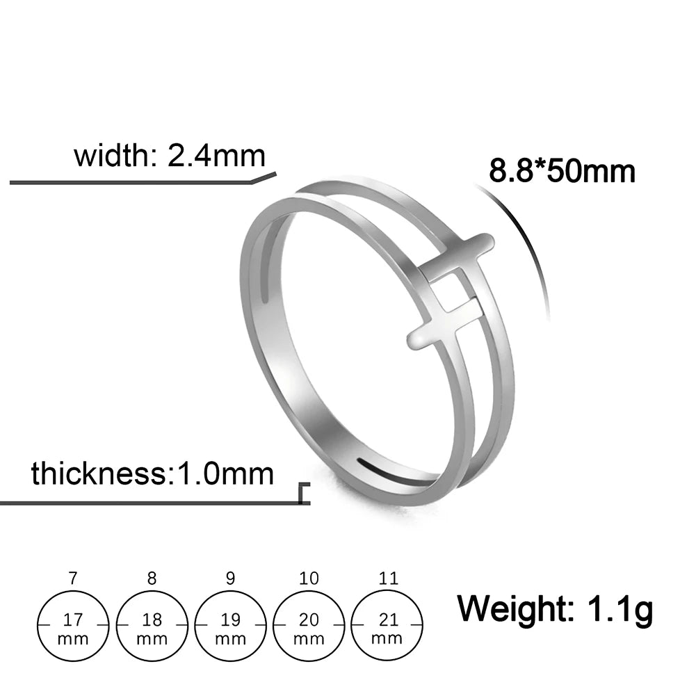 PWRD™ Jesus Cross Ring