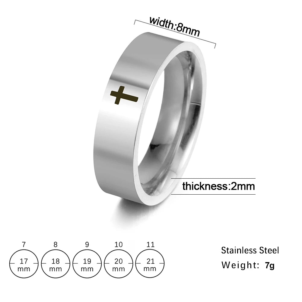 PWRD™ Jesus Cross Ring
