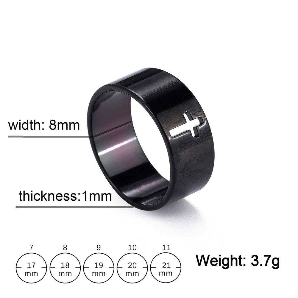 PWRD™ Jesus Cross Ring
